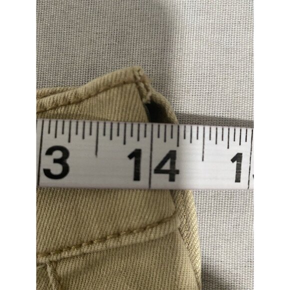 Mudd Women’s High Rise Utility Jeggings FLX Stretch Skinny Jeans Tan Khaki SZ 9 - Picture 3 of 11